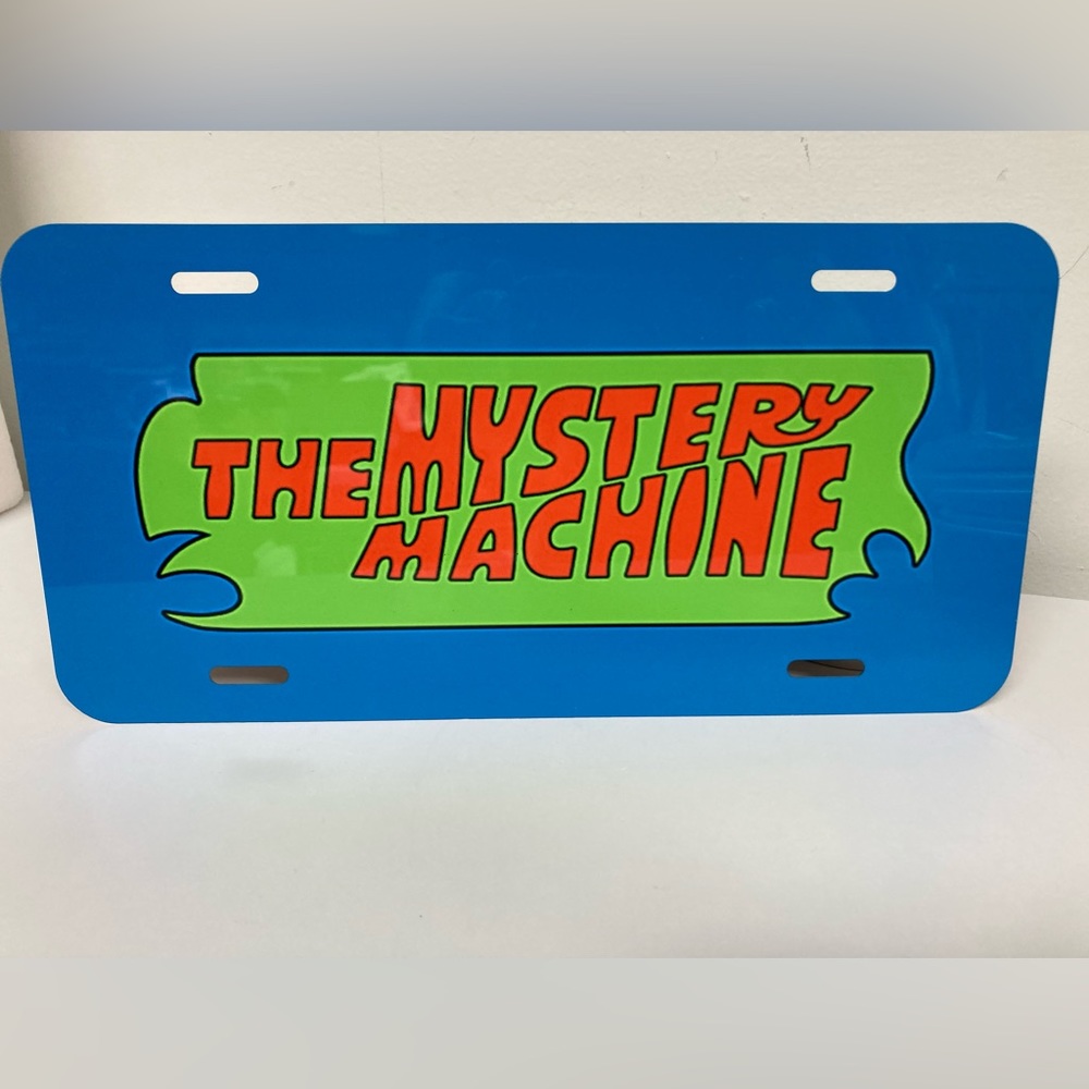 COPY - Scooby Doo Mystery Machine License Plate